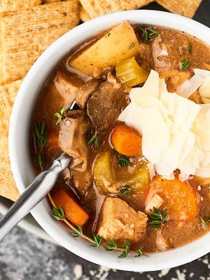 Healthy Turkey Stew Recipe - Made in Slow Cooker