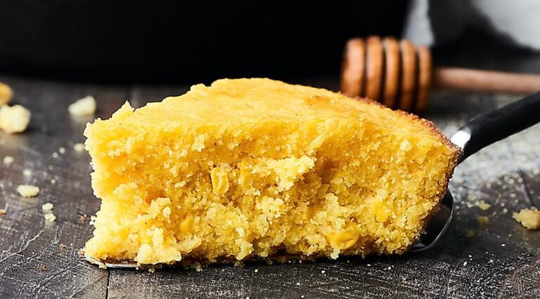 slice of cornbread