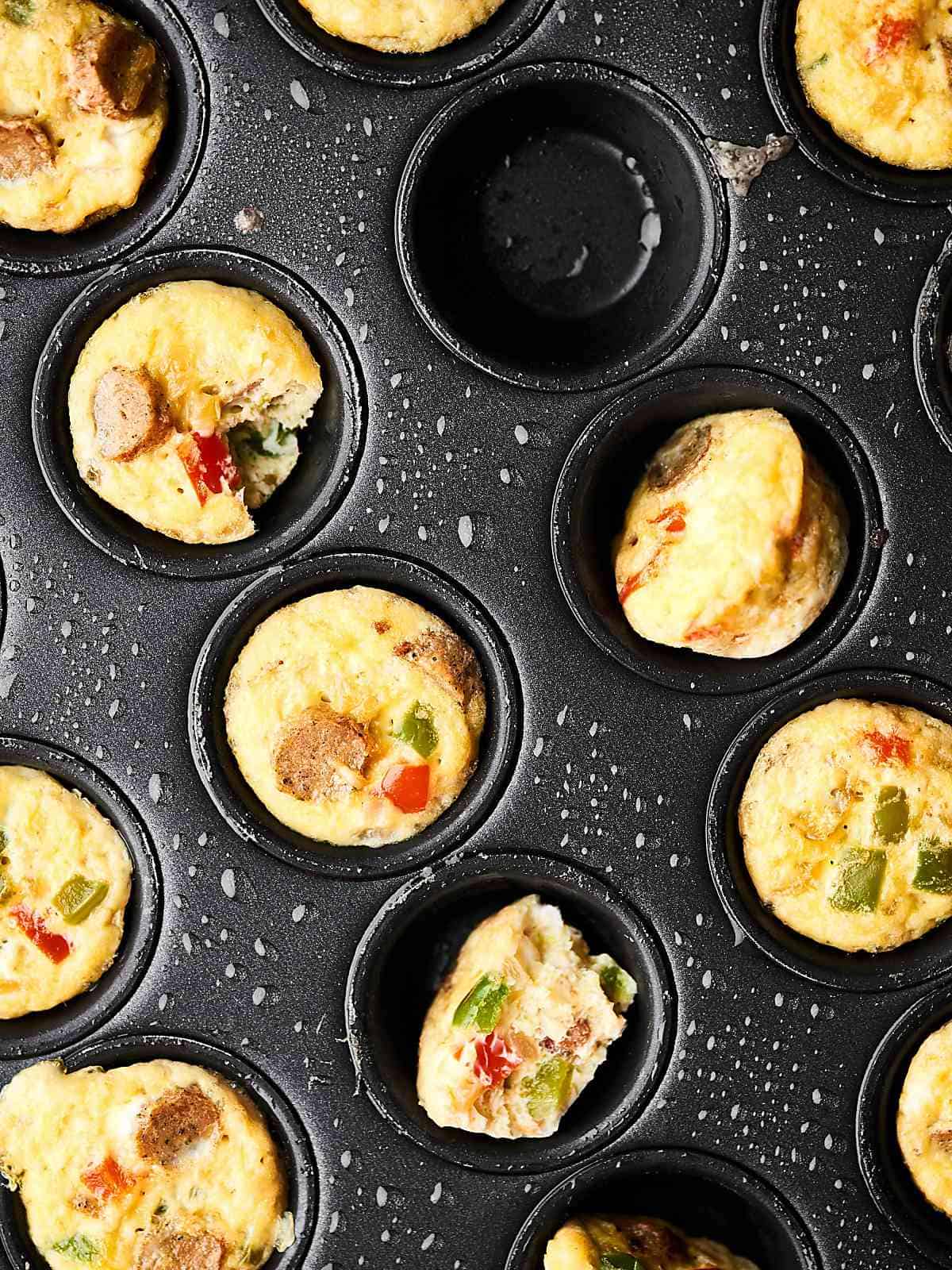 Healthy Breakfast Casserole Bites Freezer Friendly, 29 Calories!