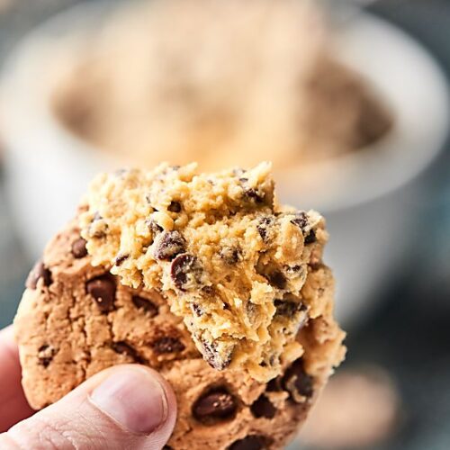 Edible Cookie Dough Recipe Eggless & Flourless