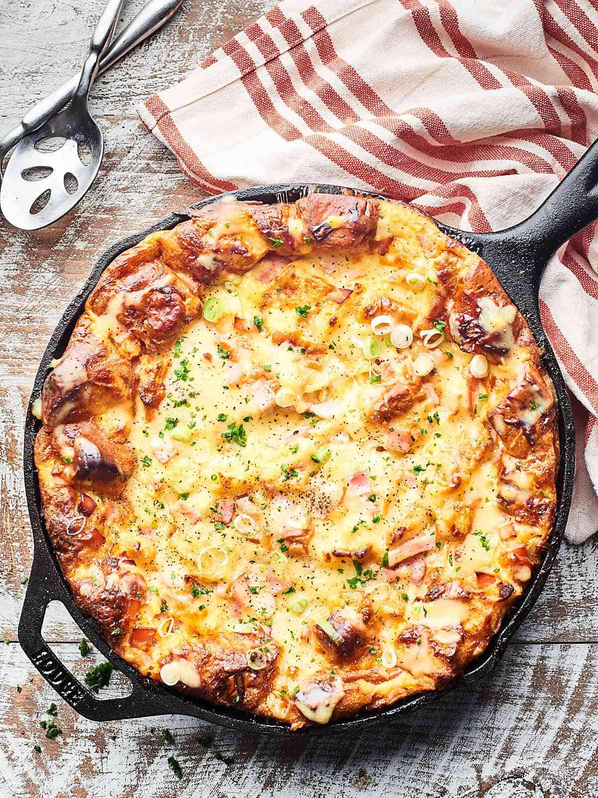 Hawaiian Eggs Benedict Casserole Cheese, Pineapple, Canadian Bacon