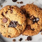 #ad Healthy Chocolate Chip Cookies that actually taste good! Gluten free, vegan, and made with coconut oil, almond butter, almond flour, and dark chocolate chunks! showmetheyummy.com Made in partnership w/ @bobsredmill