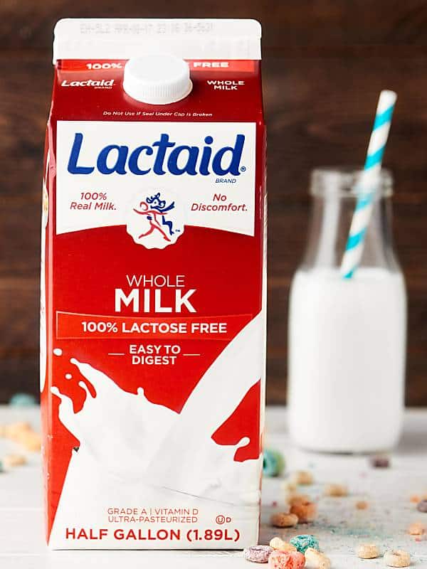 carton of lactaid whole milk