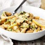 This One Pot Spring Pasta comes together in less than 30 minutes and is loaded with asparagus, sweet peas, and just a touch of goat cheese. The perfect, easy, vegetarian dinner! showmetheyummy.com