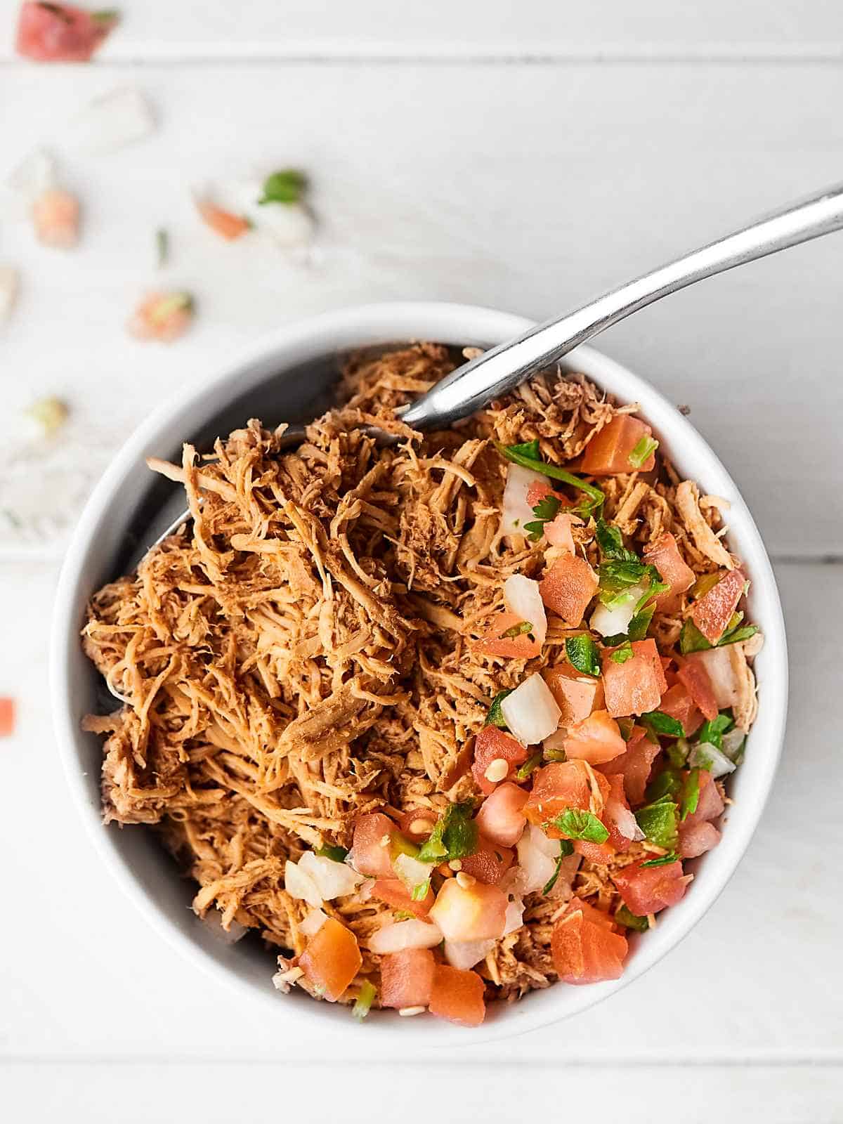 Chicken Burrito Bowl Recipe - Healthy & Gluten-Free Meal Prep Recipe!