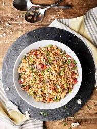 Mediterranean Farro Salad Recipe - Bright, Fresh, And Healthy!