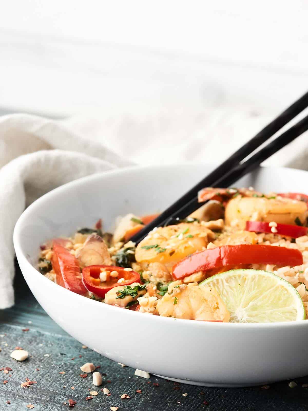 Thai Seafood Curry Recipe with THREE Types of Seafood!