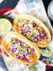 Baked Fish Tacos Recipe - Healthy, Gluten Free, 10 Min Prep