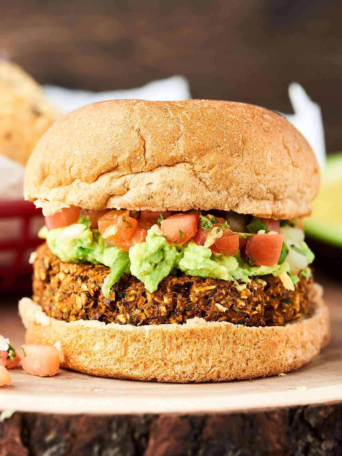 Black Bean Burger Recipe - Vegan, Gluten Free, 10 Min Prep