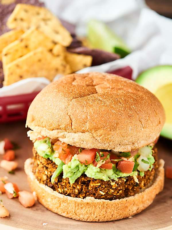 Black Bean Burger Recipe - Vegan, Gluten Free, 10 Min Prep