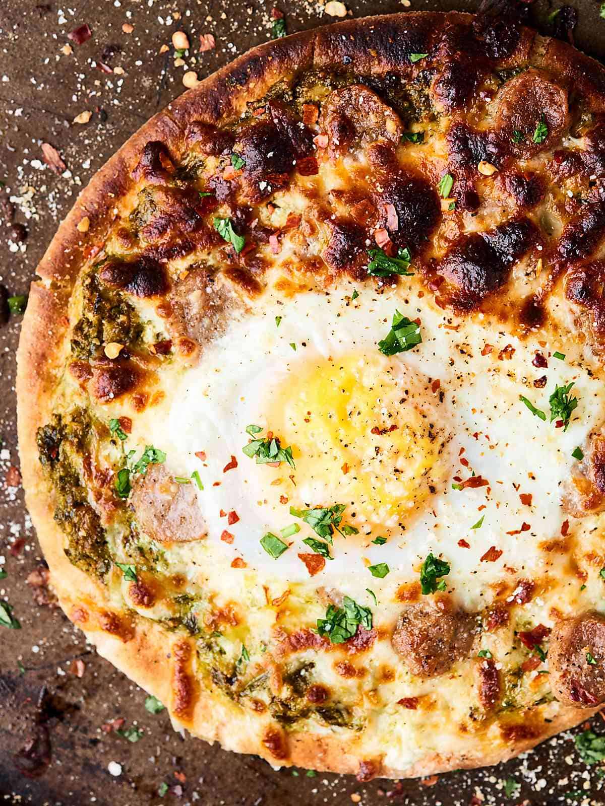 Mini Breakfast Pizzas Recipe - 20 Minute Breakfast or Dinner