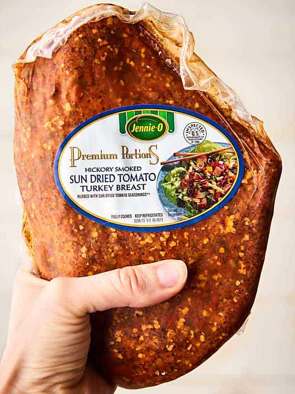 sun dried tomato turkey breast held