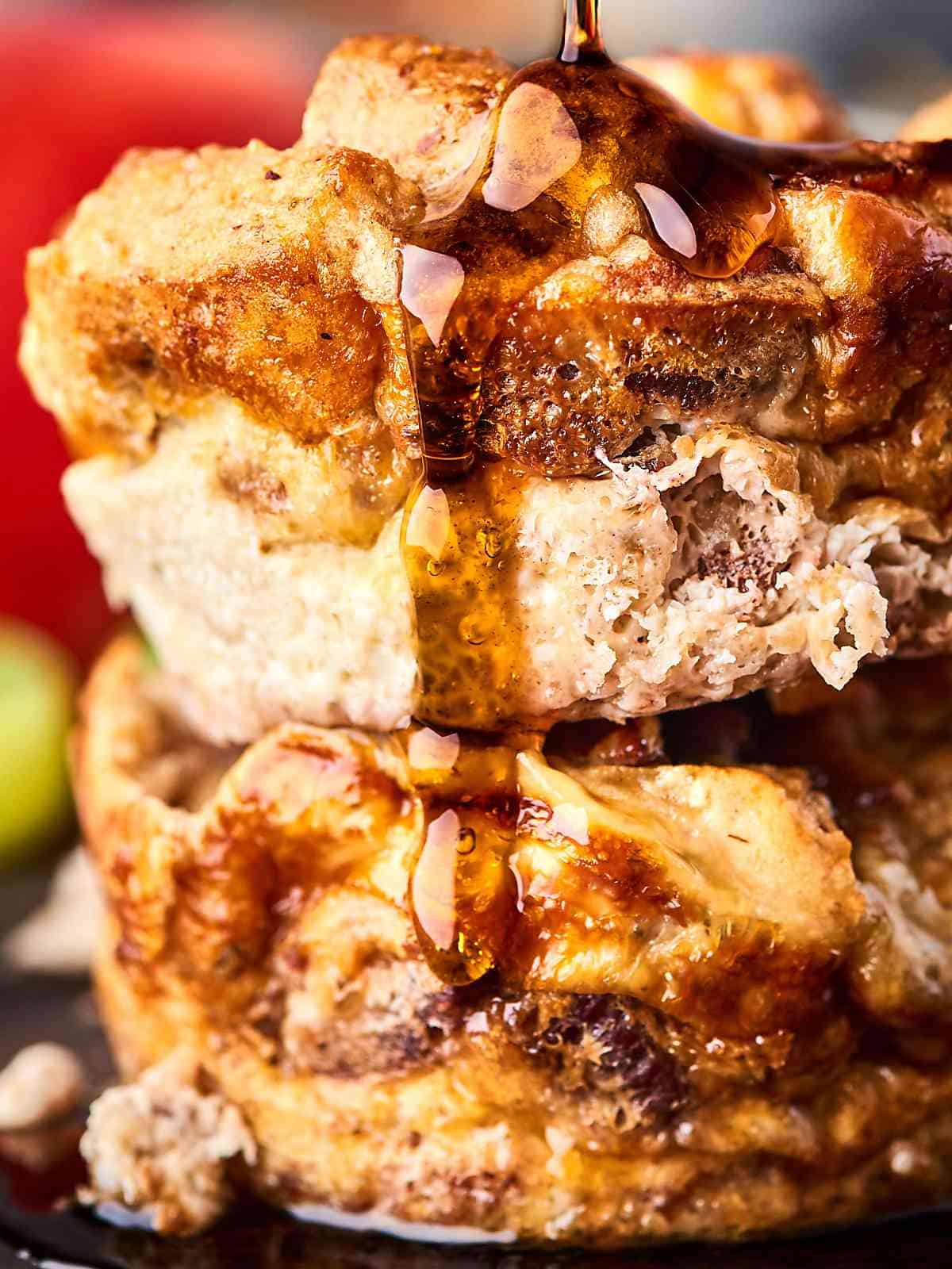 Breakfast Strata Cups Sweet & Savory French Toast Casserole