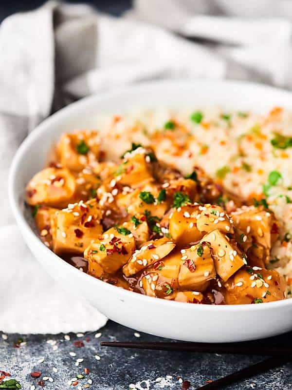 Crockpot Sesame Chicken Recipe - Healthy, Gluten Free, Slow Cooker