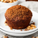 Brown Sugar Banana Nut Muffins. Loaded with ripe bananas, sour cream, cinnamon, and TWO kinds of nuts: walnuts and pecans. These muffins are SO moist and fluffy! showmetheyummy.com