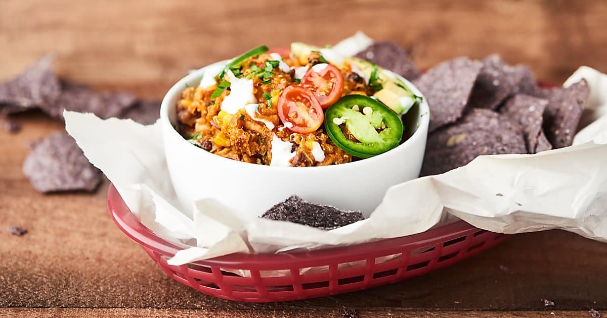 Slow Cooker Enchilada Quinoa Recipe - Gluten Free, Healthy Dinner