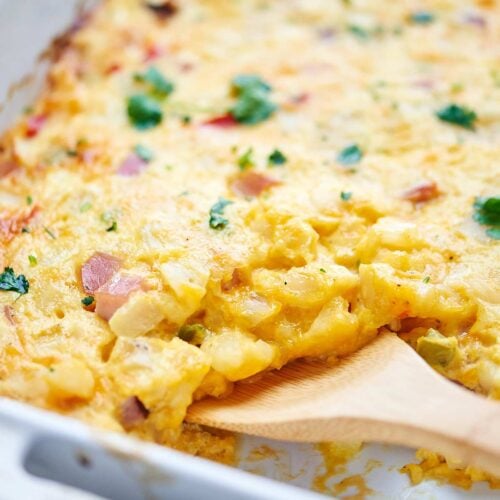 Best Corn Casserole Recipe - with Jiffy Mix - Five Minute Prep