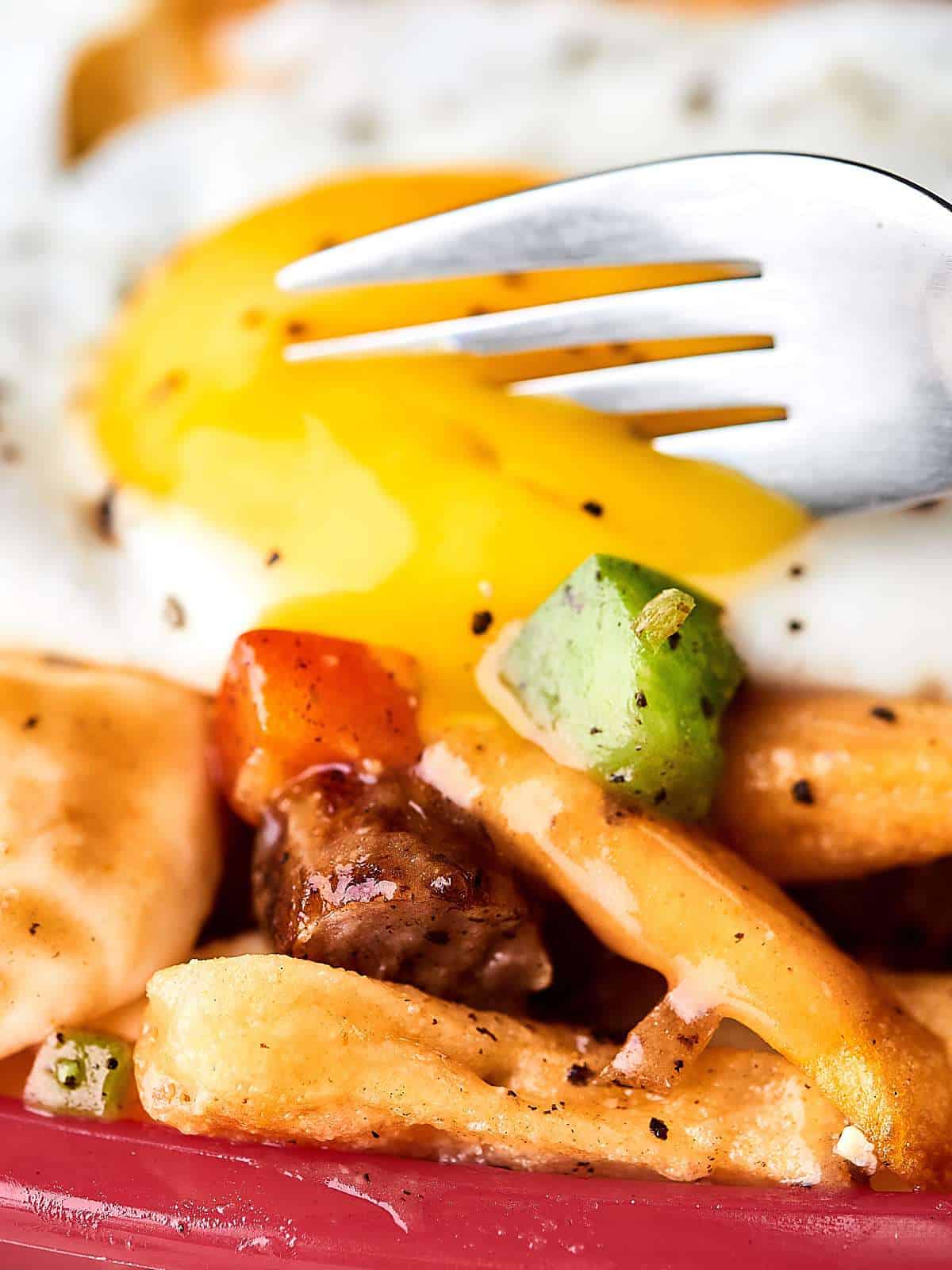 Breakfast Sausage Poutine Recipe w/ Homemade Gravy