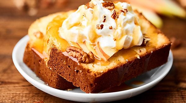 This Cream Cheese Pound Cake Recipe is moist, dense, and full of flavor! Serve with your favorite toppings depending on the season! showmetheyummy.com