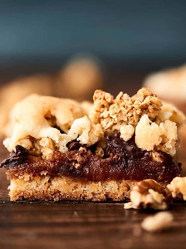 granola cookie bar on table