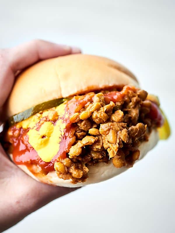 Instant Pot Lentil Sloppy Joes. A health-i-fied vegan, gluten free version of a classic! Quick, easy, meatless weeknight dinner. showmetheyummy.com