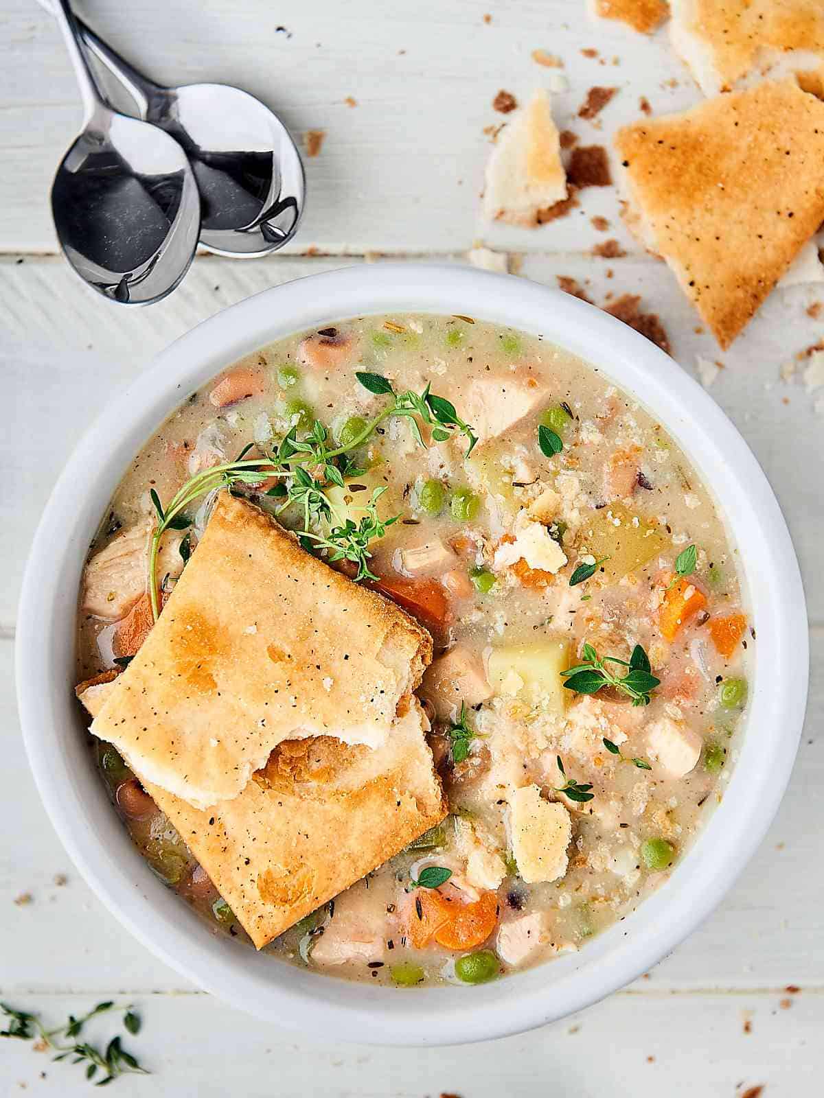 Pie soup. Римское блюдо пульс.