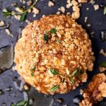 #ad Warm Walnut Goat Cheese Bites. Goat cheese mixed with honey and spices, rolled in crushed walnuts, and baked until warm! showmetheyummy.com Made in partnership w/ @CAWalnuts