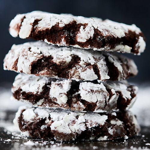 Chocolate Crinkle Cookies - The Stay At Home Chef