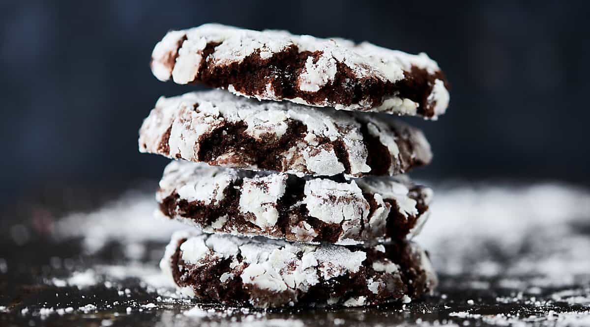 Chocolate Crinkle Cookies