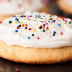 These really are Grandma's Best Sugar Cookies! They're perfectly soft, a little bit chewy, with the right amount of tang from the sour cream. Don't forget the buttercream frosting! showmetheyummy.com #sugarcookies #cookies