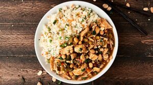 Slow Cooker Kung Pao Chicken Recipe - Easy & Healthy - 15-Minute Prep!