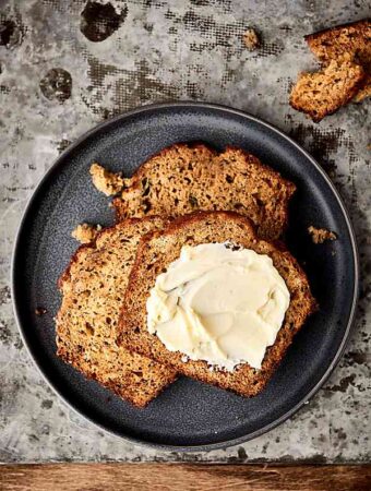 Vegan Banana Bread - Naturally Sweetened - 20-Minute Prep!