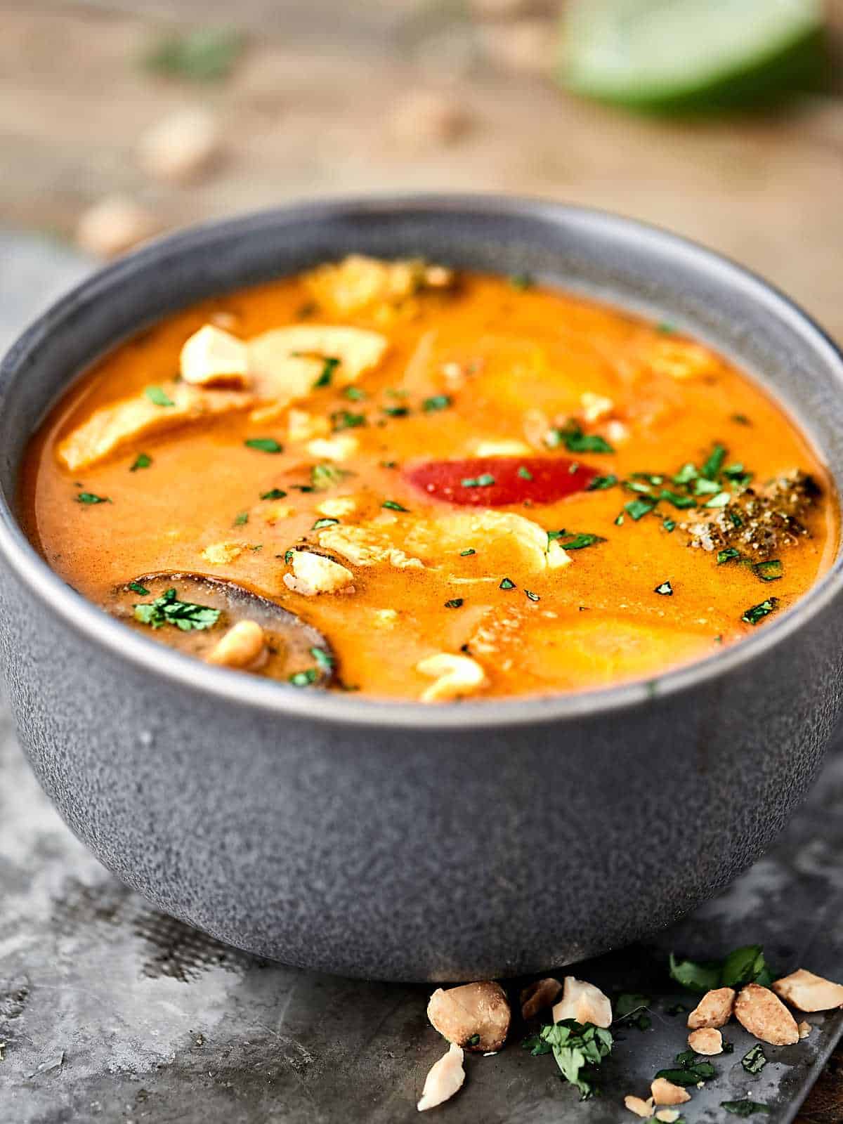 Slow Cooker Thai Chicken Soup Recipe - Quick, Easy, Healthy Dinner