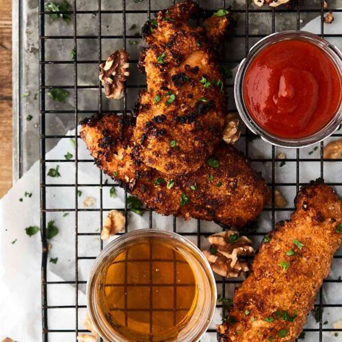 Air Fryer Chicken Piccata w/ Lemon Caper Sauce