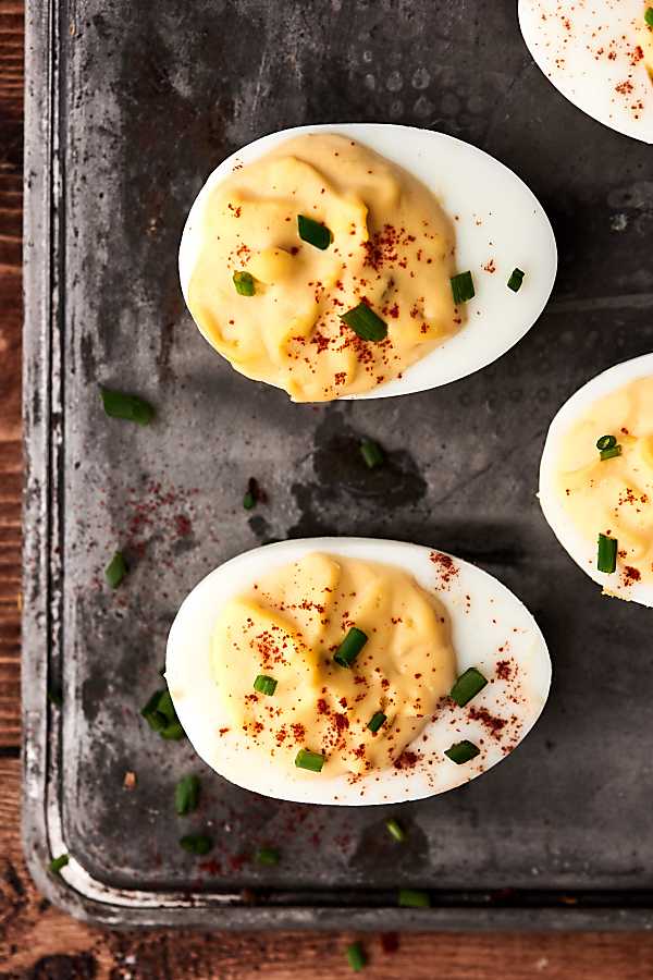 Easy Deviled Eggs Recipe w/ Trick for Perfect Hard Boiled Eggs