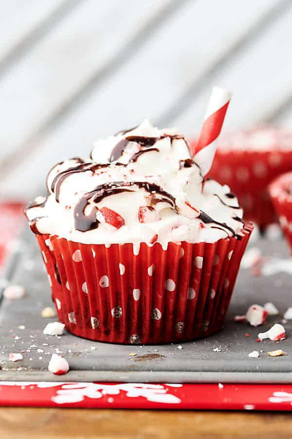 peppermint mocha cookie cup
