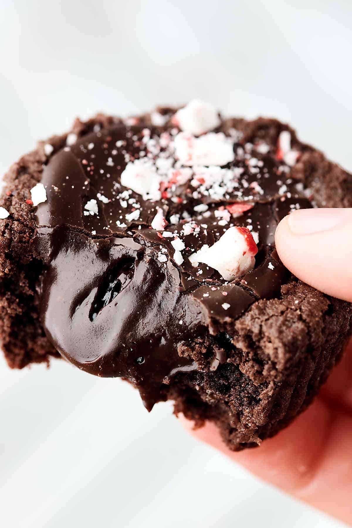 Peppermint Mocha Cookie Cups Recipe - w/ Mocha Fudge Filling