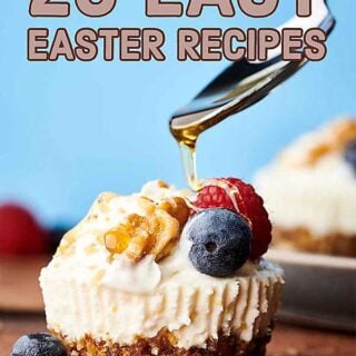 25 Easy Easter Recipes 2019. Everything from brunch eats and treats to side dishes, dinners, and desserts! showmetheyummy.com #easter #brunch #sidedish #dinner #dessert