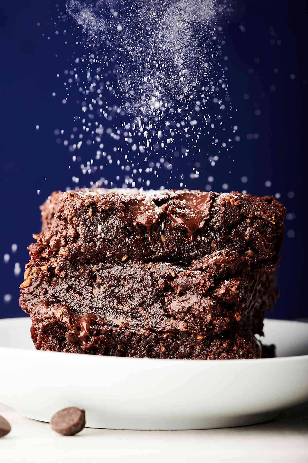 Fudgy Vegan Banana Brownies Recipe Gluten Free, Can Eat Batter Raw!