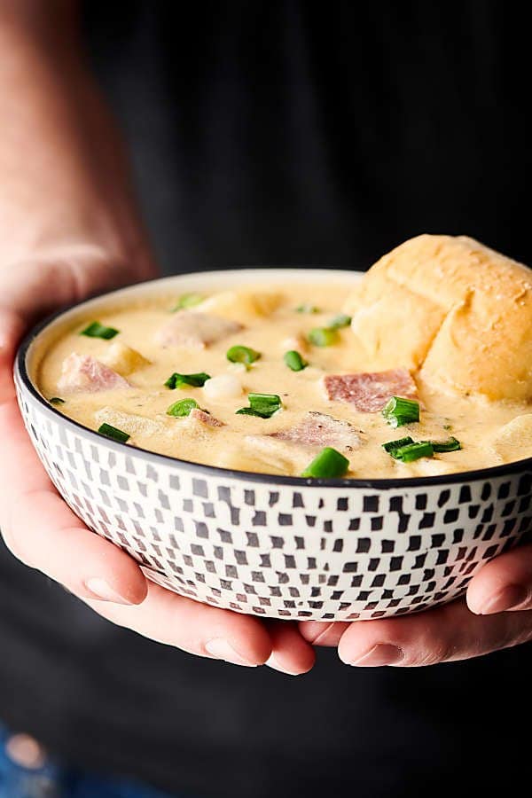 Ham and Cheese Potato Soup Recipe