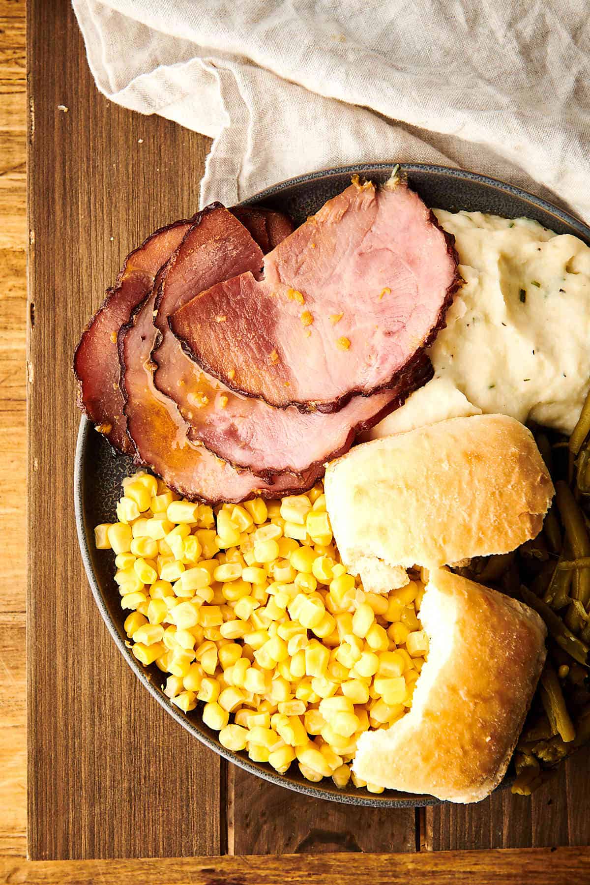 Honey Dijon Crockpot Ham Recipe Sweet and Salty!