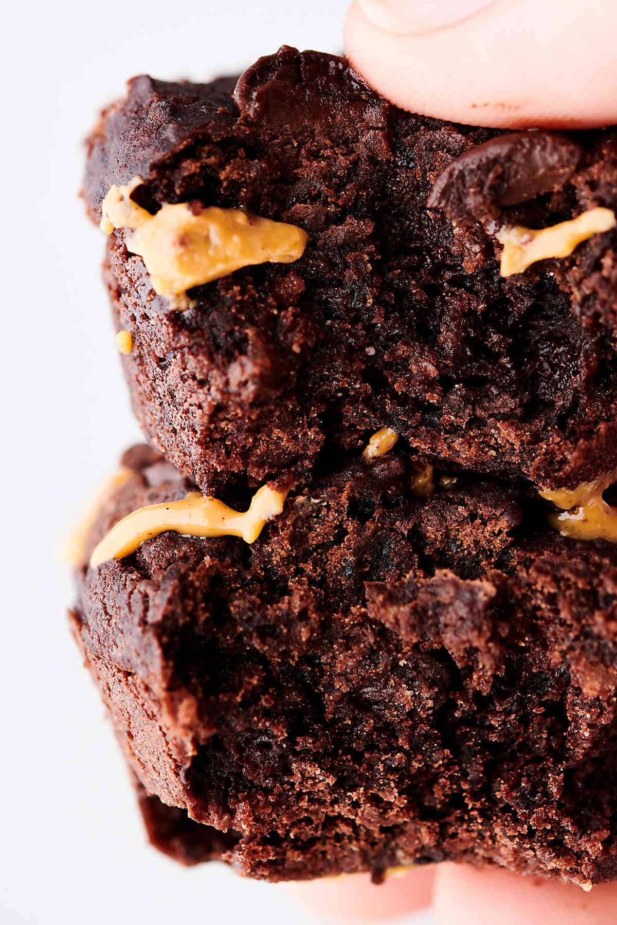 Peanut Butter Banana Black Bean Brownies Recipe Only 125 Calories!