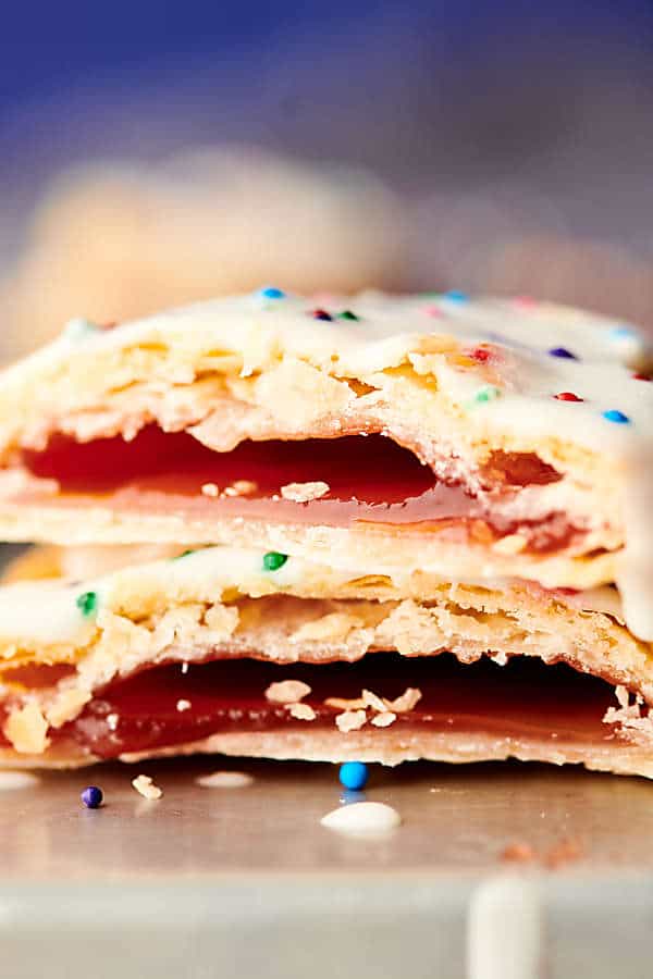 Air Fryer Strawberry Pop Tarts Recipe w/ PreMade Pie Crust & Jam!
