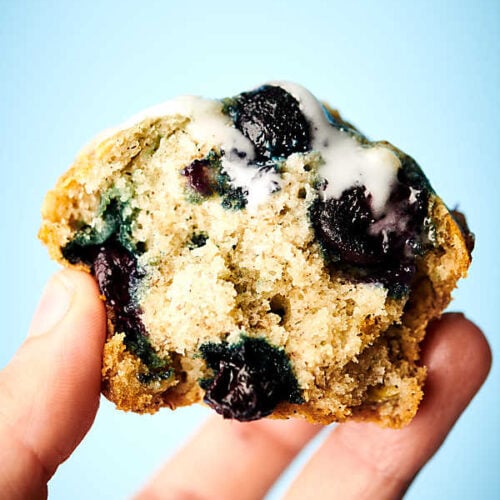 Eggnog Donut Muffins Baked in a Mini Muffin Pan