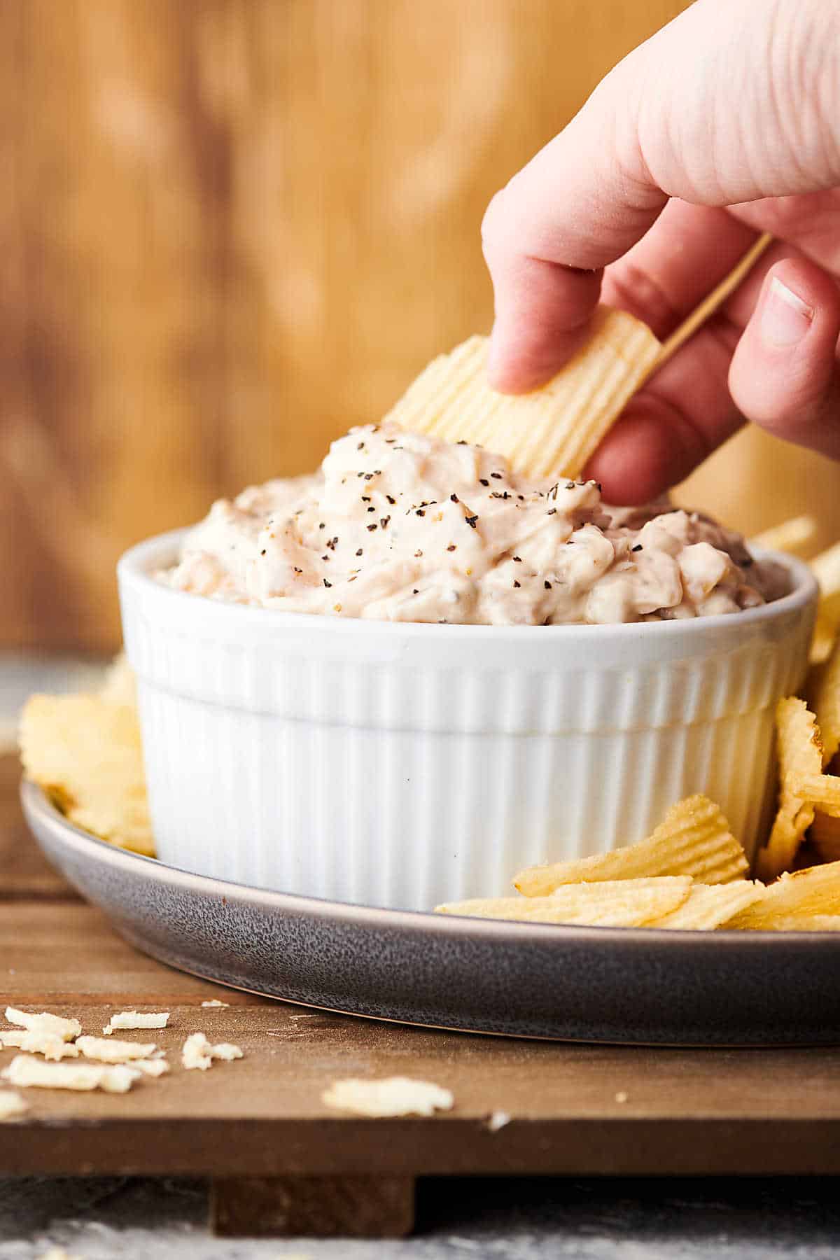 Easy French Onion Dip Recipe (From Scratch), 5 Minutes of Prep