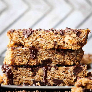 easy granola bar recipe stacked bars