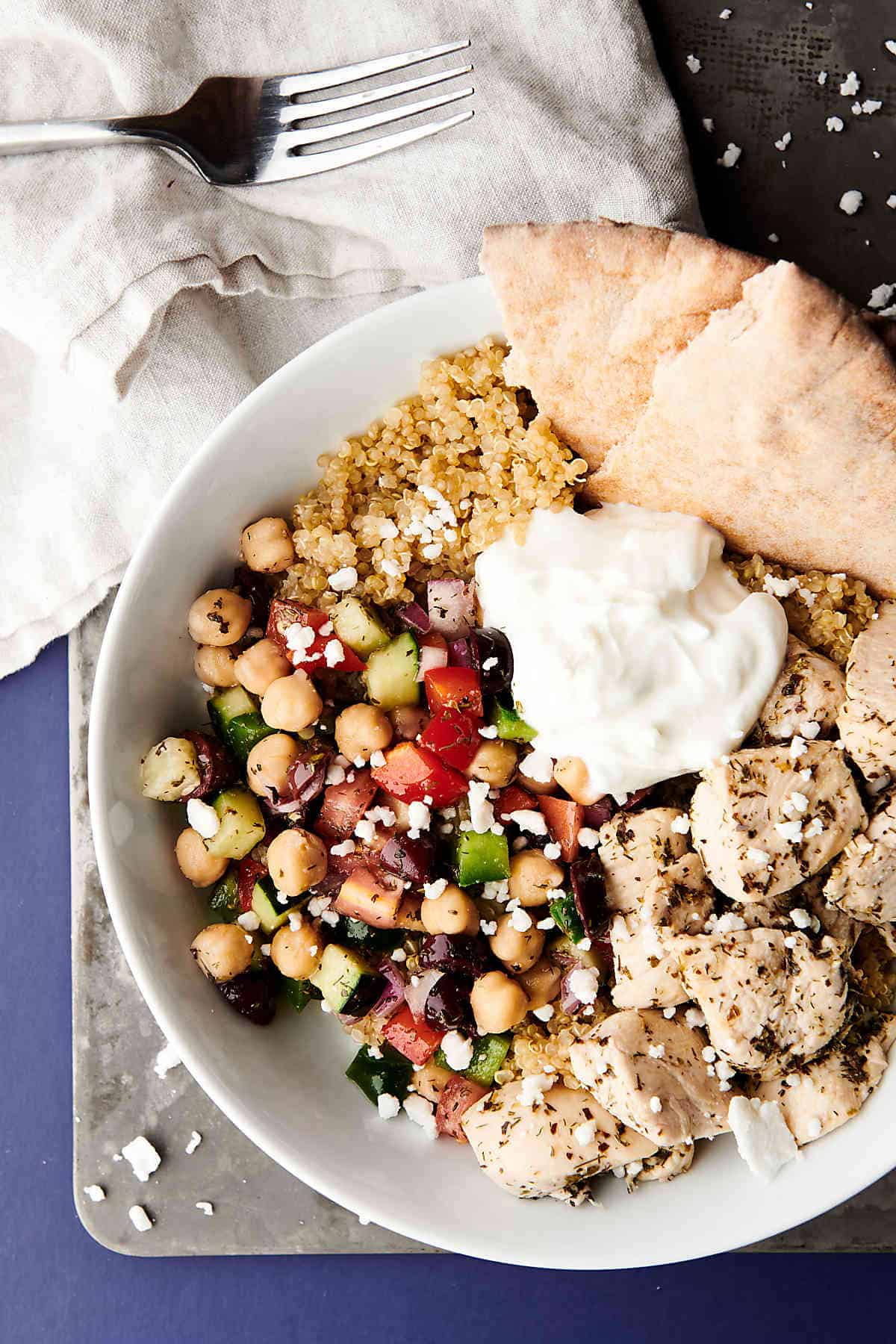 Healthy Greek Chicken Bowls Recipe Perfect for Meal Prep!