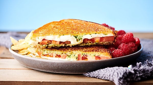 Caprese Grilled Cheese Sandwich horizontal