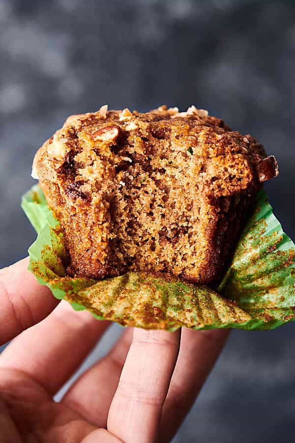 Zucchini Muffins bite