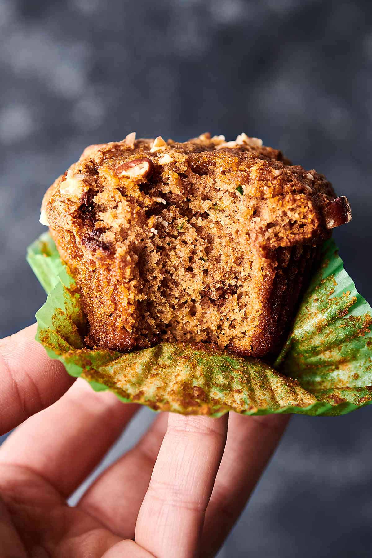 Easy Zucchini Muffins Recipe w/ Optional Chocolate Chips & Pecans
